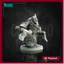 (0154) Male turtle man warrior with axes