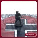 3D Printed German DAK Infantry with M13 Machine Gun, Set of 10