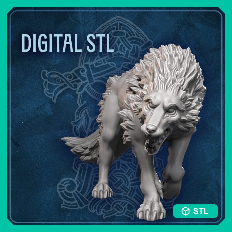 Frostiulfr (Frost Hounds) STL