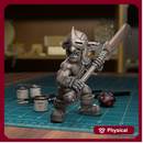 Goblin Glaive V 05 - TytanTroll Miniatures - DnD - Fantasy
