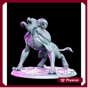 Giant Dire Ram 65mm tall ,80mm Base | Available: 28mm, 32mm,75mm Scale | Heroic Scale |  - Minis - D&D Pathfinder - Only-Games