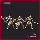 Barbarian Blademasters - 3 Units (AMAZONS! Kickstarter)
