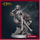 Wood Fairy Pin-Up with base
