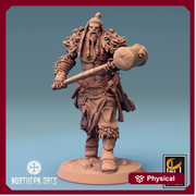 Orc Fighter Barbarian Battle Hammer, Half-Orc | Scales: 28mm,32mm ,54mm,75mm,100mm  Megaboss | Dungeons & Dragons 5e | Pathfinder - Only-Games