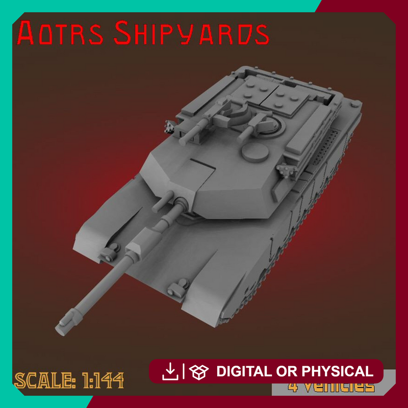 MG144-US01A M1A1 Abrams MBT - Only-Games