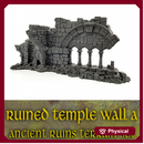 Ruined Temple Wall A: Ancient Ruins Terrain Set