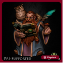 Razak Onyxtoe [PRE-SUPPORTED] Dwarf Wizard Owl Mage