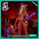 Demon Baroness Laerissa - NSFW - STL only