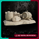 Halfling Barricade - Fantasy Terrain STL, DnD & Wargaming Scenery
