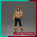Young Woman in Winter Fashion