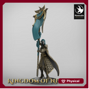 Elf Soldier Banner Stand