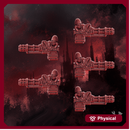 Crimson Wings Vulcan Guns Set x5