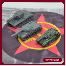 15pc 3D Printed WW2 Russian Armored Column