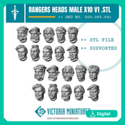 Ranger Heads Male V1 - Only-Games