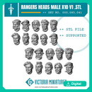 Ranger Heads Male V1