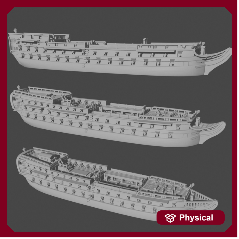 1/700 & 1/1200 French Tonnant & Bucentaure-class 3rd rates, 1790-1863, AOA-FR-2