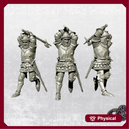 Knight on foot - Infantry Captain - Western Eurpe - 14th Century - 34mm