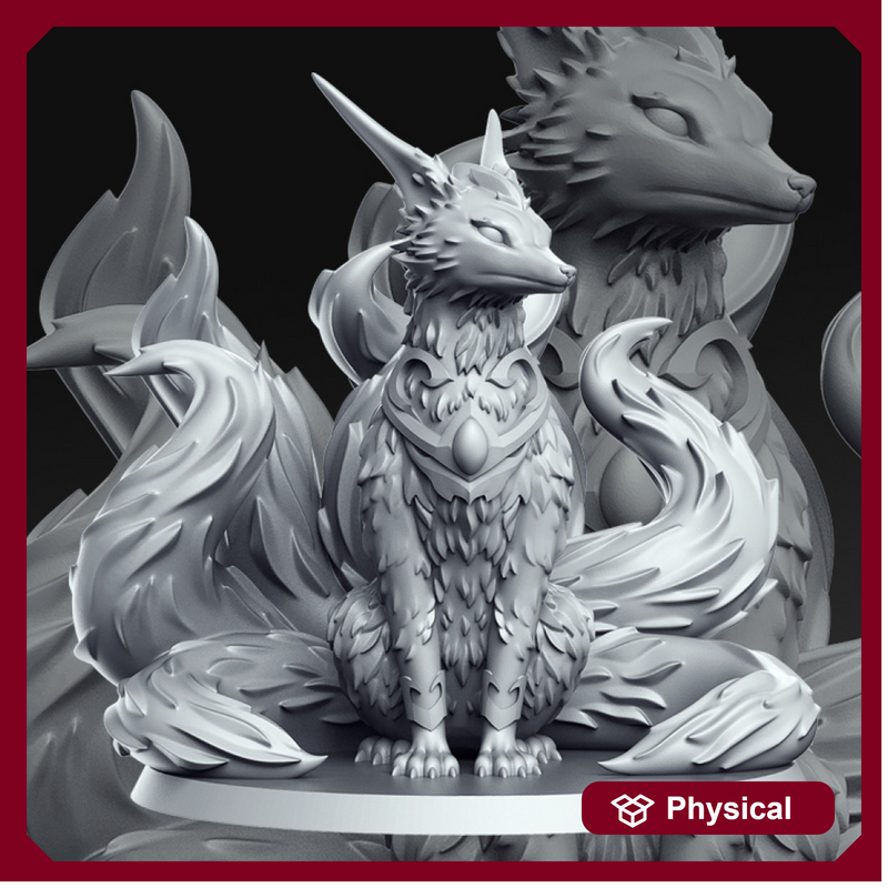 Tsune - Legendray fox - 32mm - DnD - - Only-Games