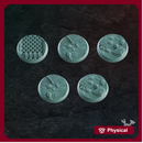 War Field Theme 32mm Bases Set x5
