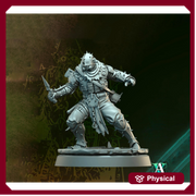 Grimdark Sci-Fi Soldier Hell Platoon Miniature, OPR Proxy, 3D Printed Tabletop Wargaming Mini - Only-Games