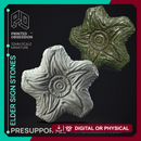 Elder Sign Stones - Call of Cthulhu - handout -  PRESUPPORTED - Illustrated and Stats - 32mm scale