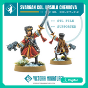 Ursula Chenkova Svargan Colonel .STL Download - Only-Games