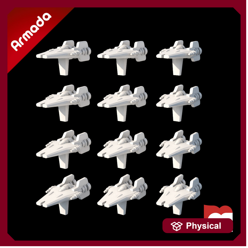 (Armada) 12x Resistance A-Wing - Only-Games