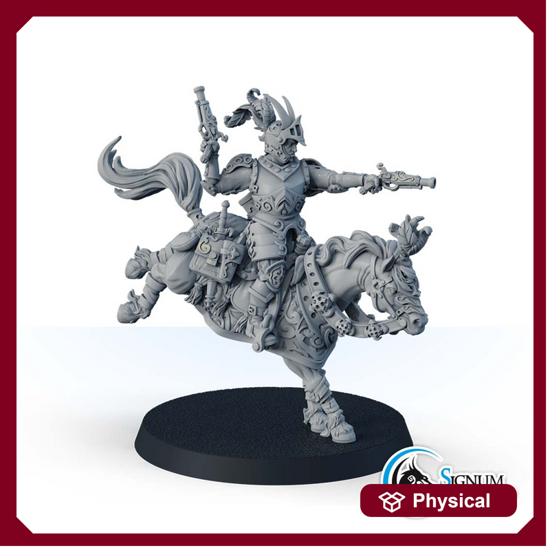Baronial knight with a pistols