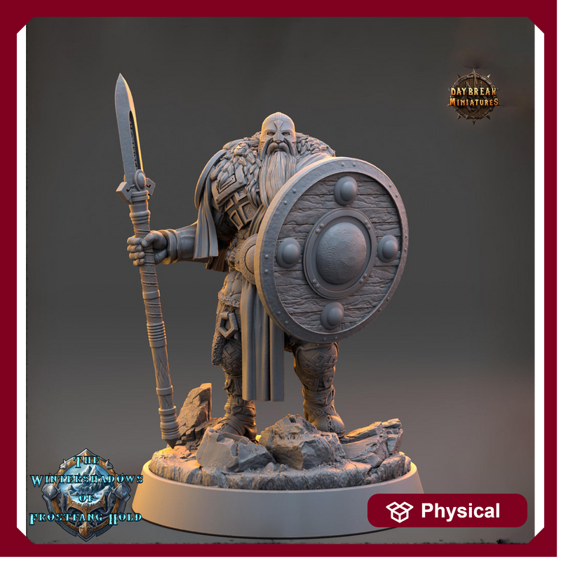 Viking Human Ranger Barbarian Fighter PC NPC | 28mm, 32mm,54mm, 75mm, 100mm Scales | Dungeons and Dragons | Pathfinder | Daybreak Miniatures - Only-Games