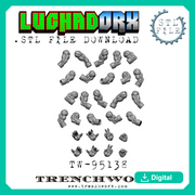 LuchaDOrx Orc Arms & Hands .STL - Only-Games