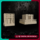 Double Town House - Fantasy Building STL, DnD & Wargaming Terrain