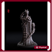 Female Wizard Diviner, Warlock, Sorcerer PC NPC | 28mm, 32mm,54mm, 75mm, 100mm Scale Resin Miniature | Dungeons and Dragons | Flesh of Gods - Only-Games