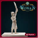 Halfling Paladin - Ansira Swiftspirit - 28mm / 32mm / 75mm