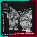 George the Gourd - 2 Models - Possessed vegetable - medium creature - Pre Supported - 32mm scale