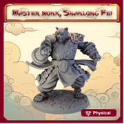 TigerFolk Monk Way of the open Hand, Leonin, Tabaxi  | 28mm, 32mm, 54mm, 75mm Scales,100mm Tall | Dungeons and Dragons D&D 5e | Pathfinder - Only-Games