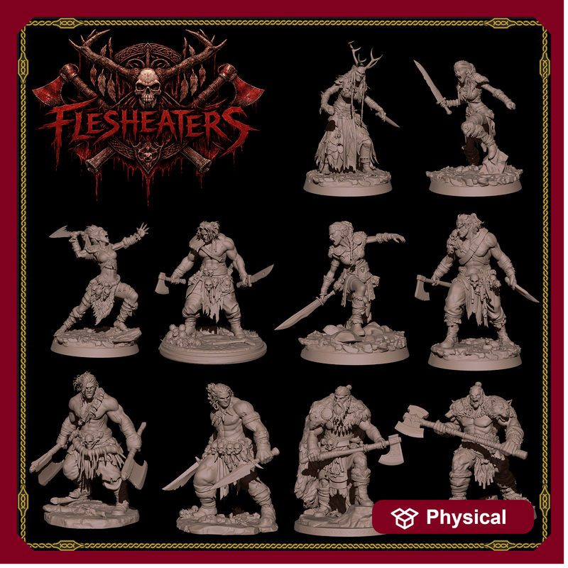 Flesheater Warband 32mm Scale