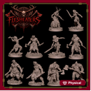 Flesheater Warband 32mm Scale