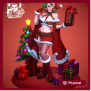 Polina (Xmas Elf) Pin Up - 75mm