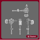 Pumpkin Lords Tombstone Mega Hammers RIGHT X 5