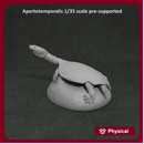 Apertotemporalis on rock 1-35 scale prehistoric turtle
