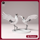 Red-Crowned Cranes Dance 1/32