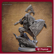 Northman Thane Fighter Barbarian model | 28mm, 32mm, 54mm,75mm Scale Resin Miniature Dungeons and Dragons D&D Pathfinder | Artisan Guild - Only-Games