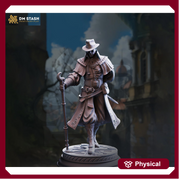 Human Fighter, Cleric Inquisitor, Witch Hunter | Unpainted Miniature | 5 Sizes /Scales | Pathfinder Figure | DnD | - Only-Games
