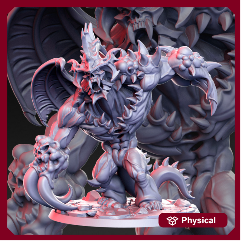 Zarrn - Chaos Demon- 32mm - DnD