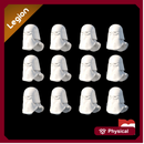 (Legion) 12x Snowtroopers Helmets