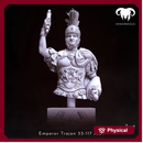 Bust - Roman Emperor Trajan 98 to 117 AD. From Soldier to Emperor!