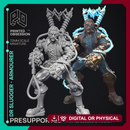 Armourer Alchemist - Dr Slugger - Ghast Buster -  PRESUPPORTED - Illustrated and Stats - 32mm scale
