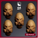 Black Breath Cult Type 4 - Miniature Heads