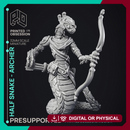 Half Snake Abomination - Archer - PRESUPPORTED - 32mm - D&D
