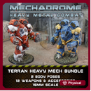 Mechadrome Terran Heavy Mech Bundle (15mm Scale)